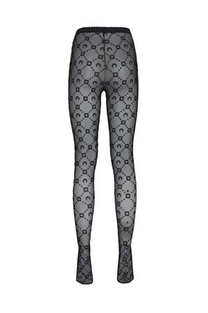 Collant in rete nero MARINE SERRE | WUW034ACJER0005BK99